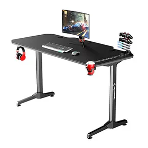 ULTRADESK Spieltisch FRAG - BLACK, 140x66 cm, 76 cm, mit XXL-Mauspad, mit Ultradesk BEAM